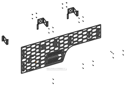2015+ Toyota Hilux N80 Mate Designs Molle Panel