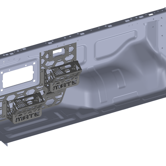 Ford Ranger Rear Side Panel 2011-2022 Ford Ranger PX (T6) Mate Designs Molle Panel