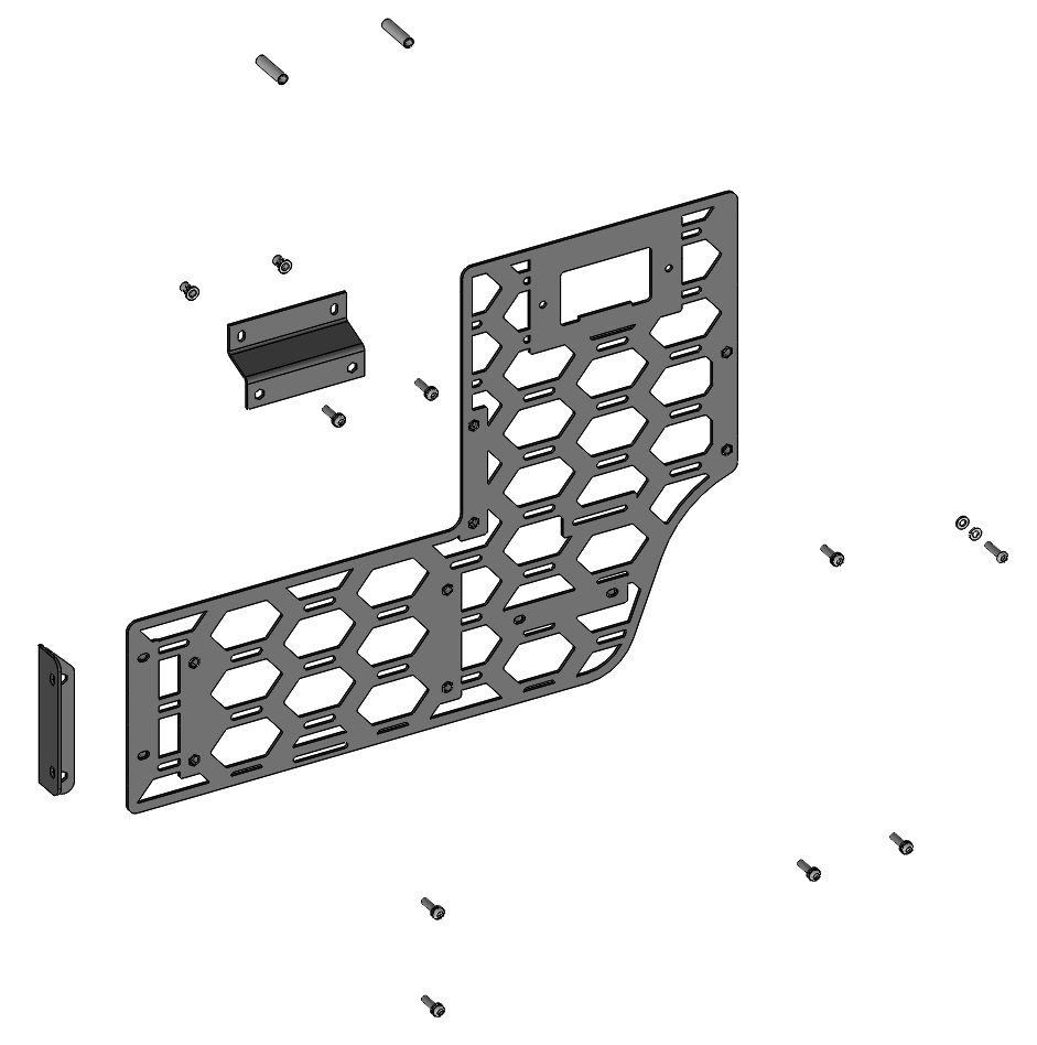 2011-2022 Ford Ranger PX (T6) Mate Designs Molle Panel